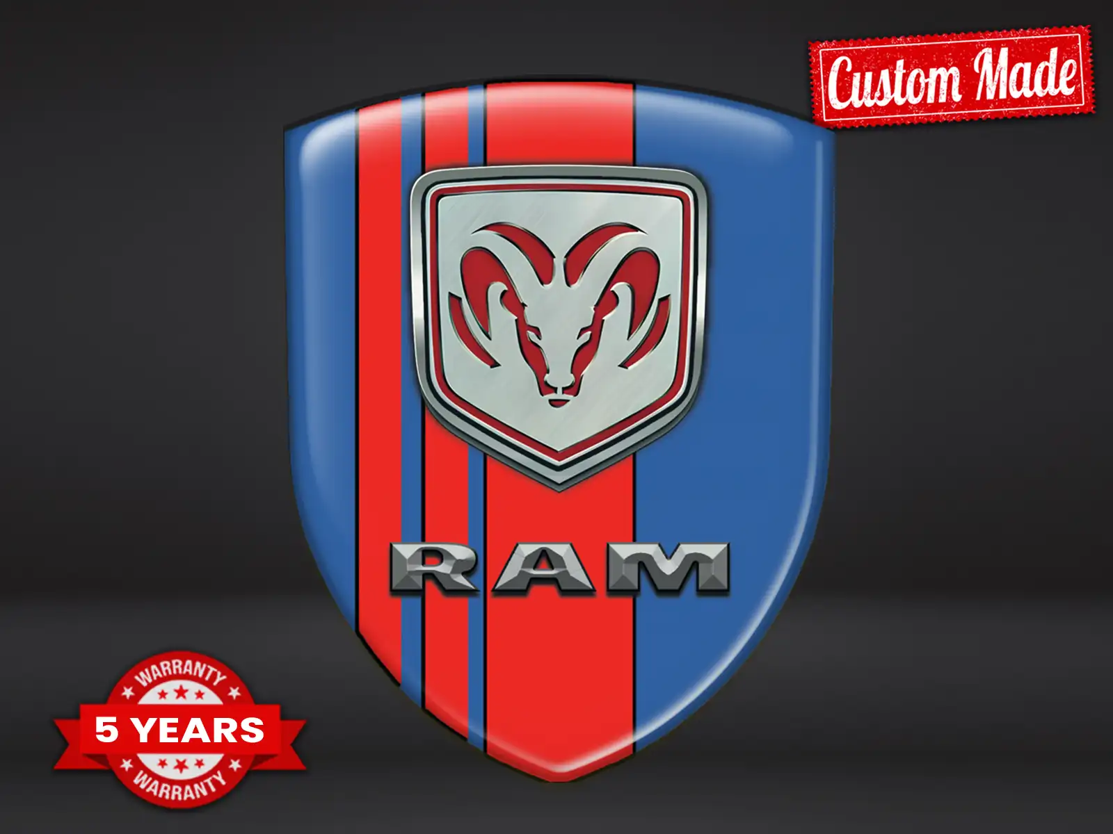 Dodge Logo Pegatina Diseño Máximo Estilo Pro Duradero
